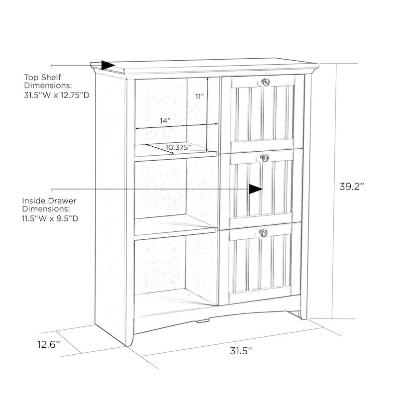 Copper Grove Radnevo 3-drawer Storage Chest