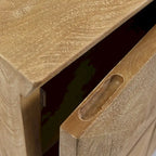 Glover Boho Handcrafted Mango Wood Cabinet by Christopher Knight Home