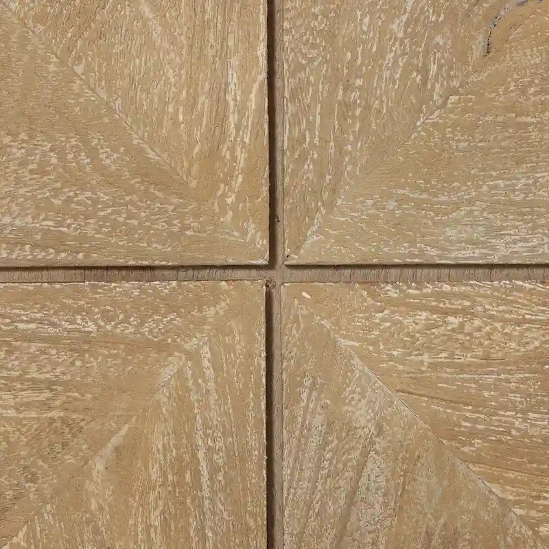 Glover Boho Handcrafted Mango Wood Cabinet by Christopher Knight Home