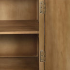 Glover Boho Handcrafted Mango Wood Cabinet by Christopher Knight Home