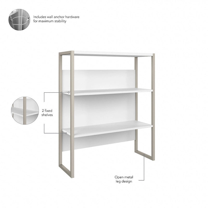 Hybrid Lateral File Cabinet with Shelves by Bush Business Furniture