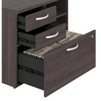 Hybrid Lateral File Cabinet with Shelves by Bush Business Furniture