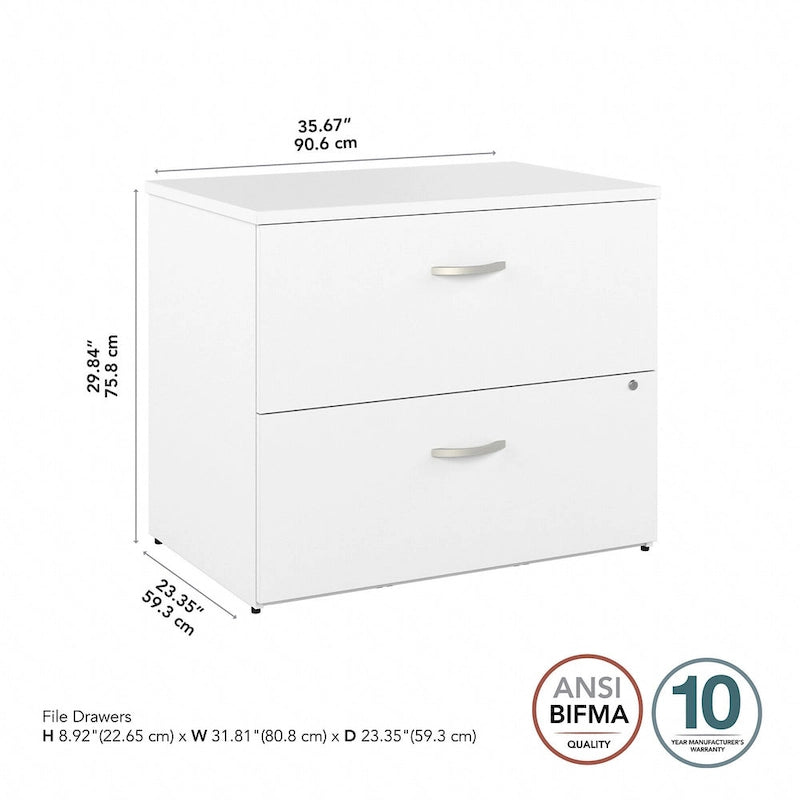 Studio A 2 Drawer Lateral File Cabinet by Bush Business Furniture
