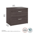 Studio A 2 Drawer Lateral File Cabinet by Bush Business Furniture