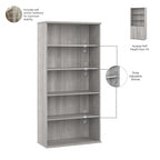 Studio A Tall 5 Shelf Bookcase with Doors by Bush Business Furniture