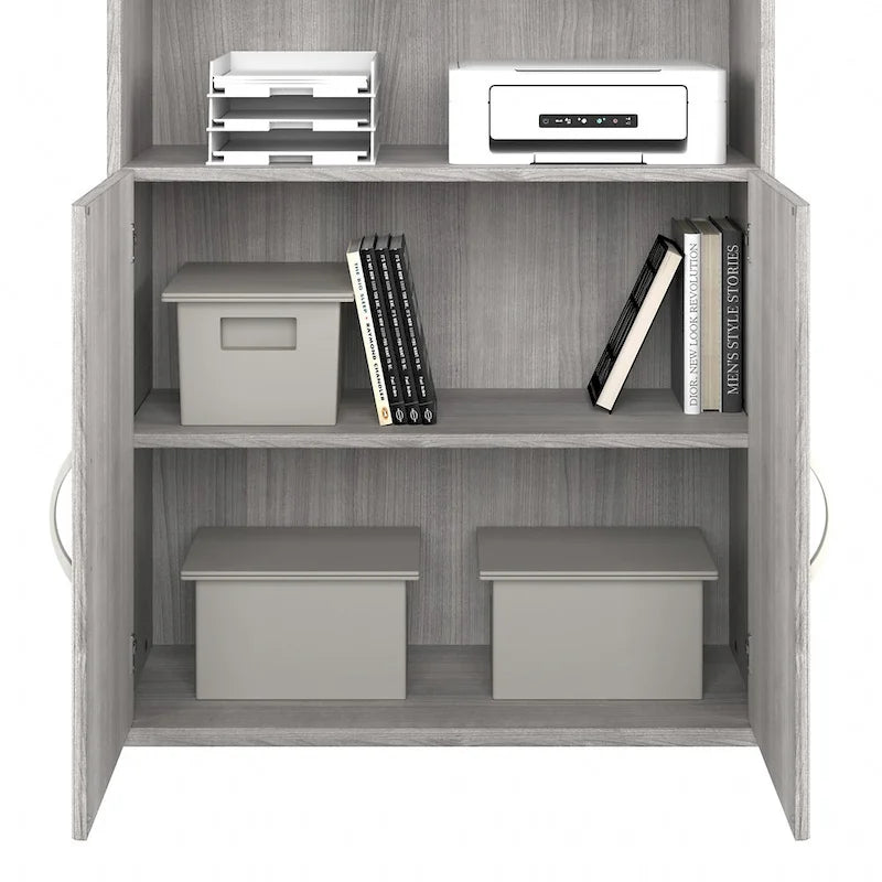 Studio A Tall 5 Shelf Bookcase with Doors by Bush Business Furniture