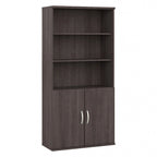 Studio A Tall 5 Shelf Bookcase with Doors by Bush Business Furniture