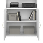 Studio A Tall 5 Shelf Bookcase with Doors by Bush Business Furniture