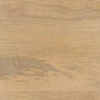 Arelius Light Brown w/ Black Metal Base 4 Door Glass Cabinet Sideboard - 70.0L x 18.0W x 32.0H