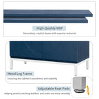 Simple Storage Cabinet Accent Cabinet with Solid Wood Veneer