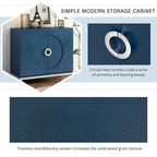 Simple Storage Cabinet Accent Cabinet with Solid Wood Veneer