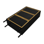 Natural Rattan 3 Door Shoe Rack Shoe Storage Cabinet