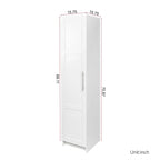 Stackable Storage Cabinet, White