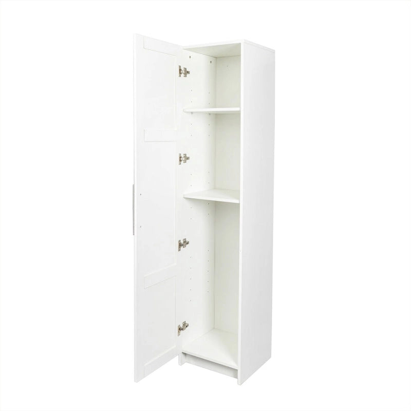 Stackable Storage Cabinet, White