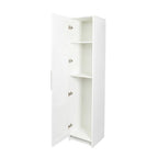 Stackable Storage Cabinet, White