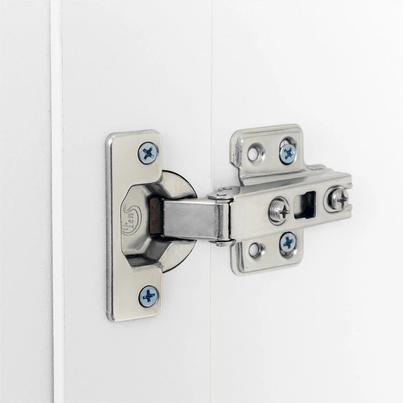 Stackable Storage Cabinet, White