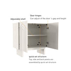 Clihome Furniture Wood 2-Door Accent Cabinet