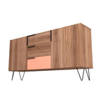 Manhattan Comfort Beekman 62.99 Sideboard with 4 Shelves