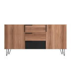 Manhattan Comfort Beekman 62.99 Sideboard with 4 Shelves