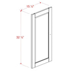 Palace Imports 100% Solid Wood Modular Kitchen Pantry Door Kit