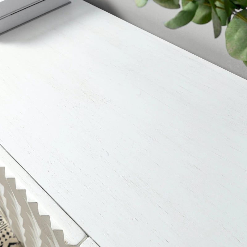 Joanna Modern Carved Geometric Patterns Sideboard By HULALAHOME