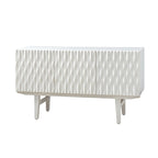 Joanna Modern Carved Geometric Patterns Sideboard By HULALAHOME