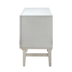 Joanna Modern Carved Geometric Patterns Sideboard By HULALAHOME