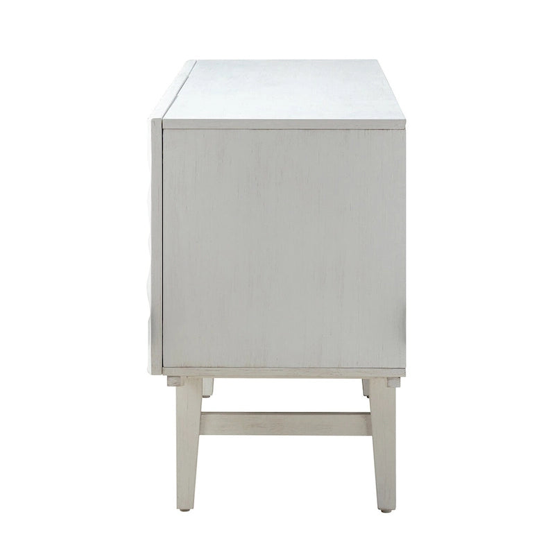 Joanna Modern Carved Geometric Patterns Sideboard By HULALAHOME