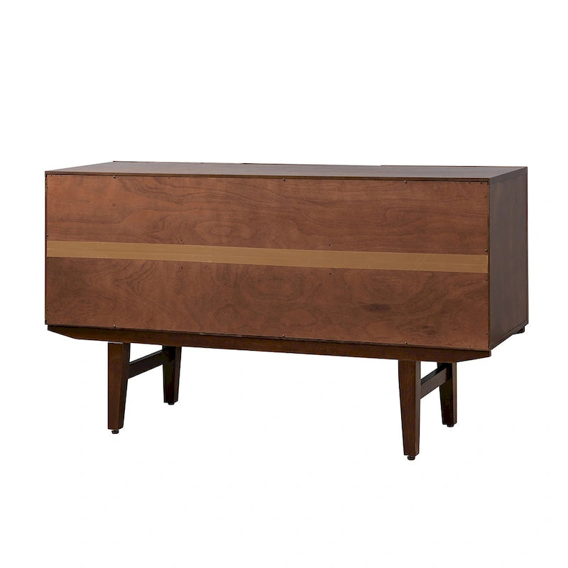 Joanna Modern Carved Geometric Patterns Sideboard By HULALAHOME