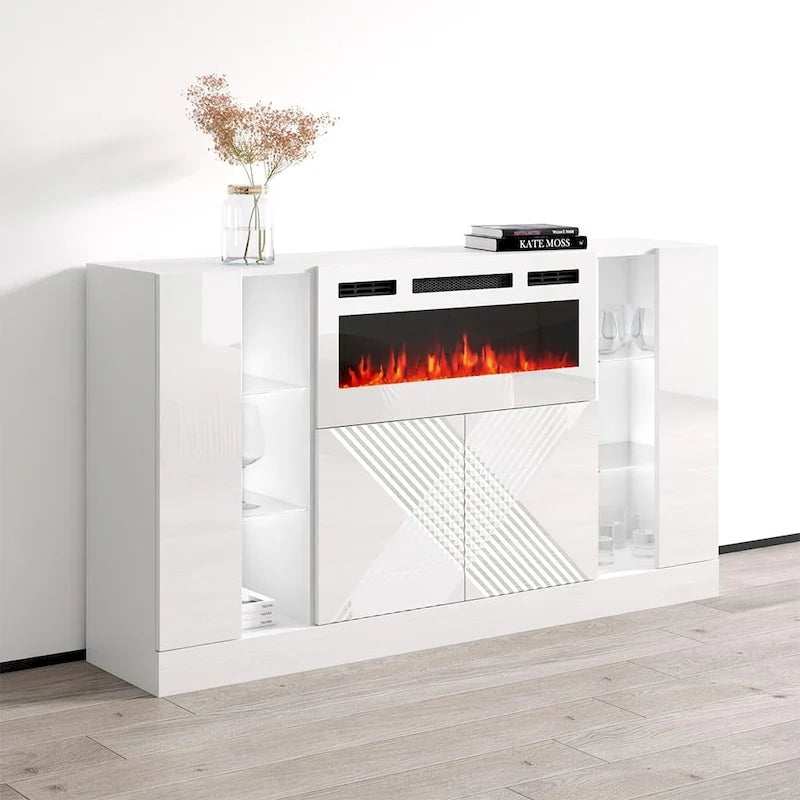 Diuna WH-EF Fireplace Sideboard