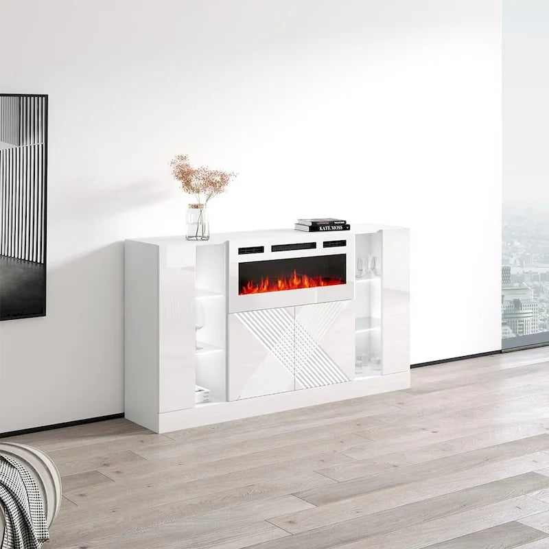 Diuna WH-EF Fireplace Sideboard