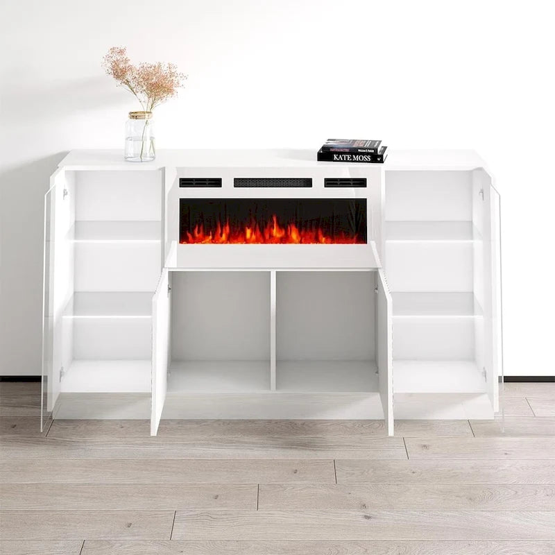 Diuna WH-EF Fireplace Sideboard
