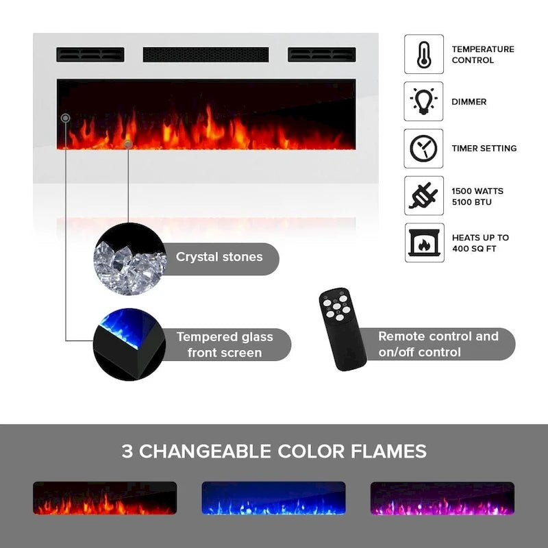 Diuna WH-EF Fireplace Sideboard