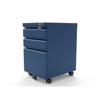 Maddox Modern Matte 3-Drawer Mobile File Cabinet by Furniture of America