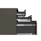 Maddox Modern Matte 3-Drawer Mobile File Cabinet by Furniture of America