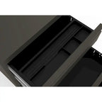 Maddox Modern Matte 3-Drawer Mobile File Cabinet by Furniture of America