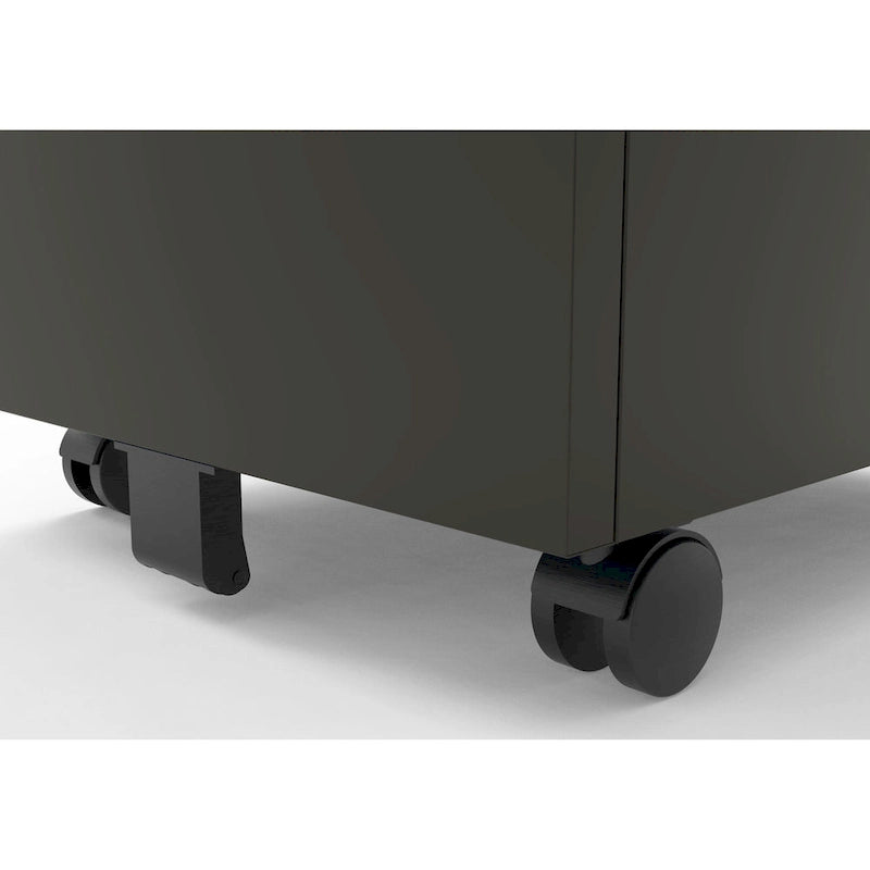 Maddox Modern Matte 3-Drawer Mobile File Cabinet by Furniture of America