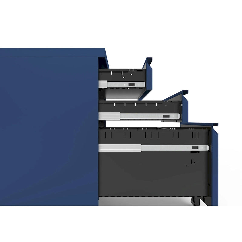 Maddox Modern Matte 3-Drawer Mobile File Cabinet by Furniture of America