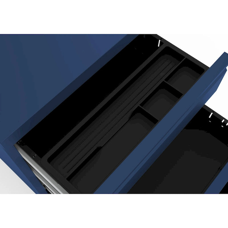 Maddox Modern Matte 3-Drawer Mobile File Cabinet by Furniture of America