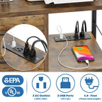 3 Drawer Wood File Cabinet with Socket Rolling Lateral Locking