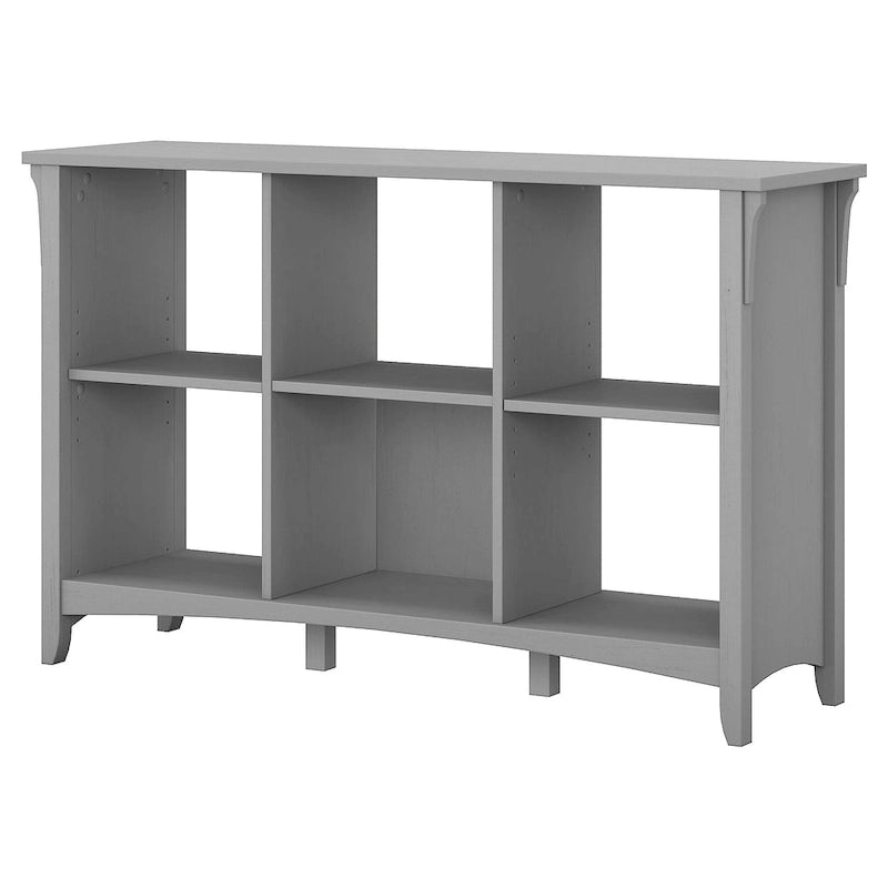 Bush Furniture Salinas Cape Cod Grey 6-cube Organizer
