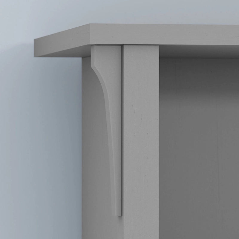 Bush Furniture Salinas Cape Cod Grey 6-cube Organizer