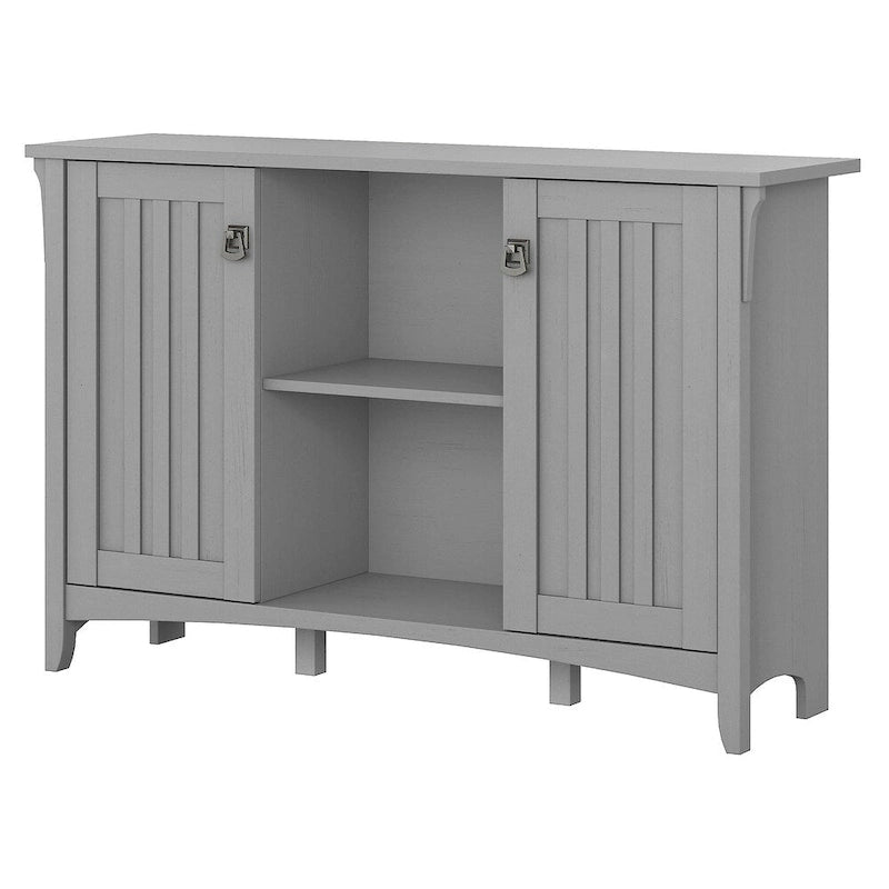 Bush Salinas Accent Storage Cabinet with Doors in Cape Cod Gray - 46.22L x 12.76W x 29.96H