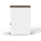 Bridgevine Home Modern Farmhouse 22 inch 1-drawer file, No Assembly Required, Two-Tone Finish