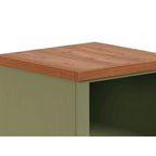 Bridgevine Home Modern Farmhouse 22 inch 1-drawer file, No Assembly Required, Two-Tone Finish