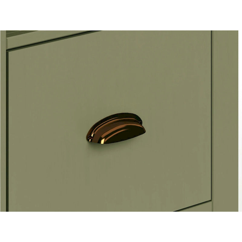 Bridgevine Home Modern Farmhouse 22 inch 1-drawer file, No Assembly Required, Two-Tone Finish