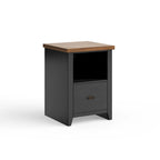 Bridgevine Home Modern Farmhouse 22 inch 1-drawer file, No Assembly Required, Two-Tone Finish
