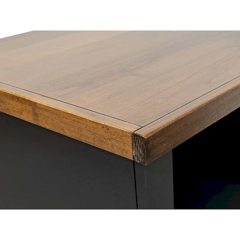 Bridgevine Home Modern Farmhouse 22 inch 1-drawer file, No Assembly Required, Two-Tone Finish