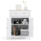 Bathroom Cabinet Free Standing Storage Cabinet with Adjustable Shelf