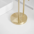 Freestanding Tower Bar With Double T-Shape Towel Bar Rack Stand For Bathroom Kitchen Countertop